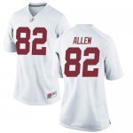 Women's Alabama Crimson Tide #82 Chase Allen White Game NCAA College Football Jersey 2403SWVC3